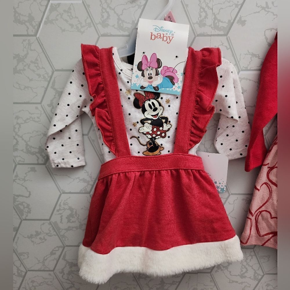 Nwt Disney Minnie Mouse Girls Clothes Bundle - Picture 10 of 11